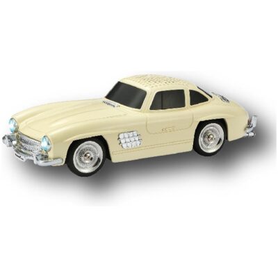 RADIO ALTAVOZ BLUETOOTH COCHE VINTAGE BEIG
