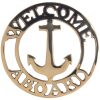 SALVAMANTEL METAL BIENVENIDO A BORDO