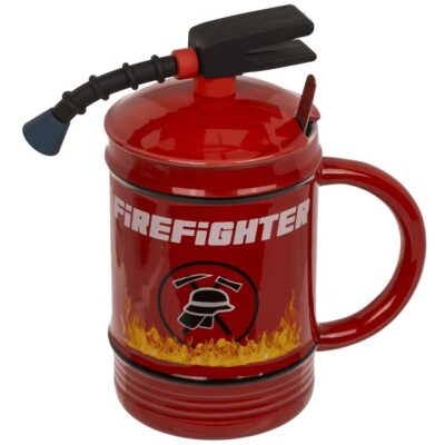 TAZA CERAMICA BOMBERO 450 ml
