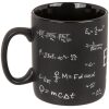 TAZA NEGRA MATEMATICAS 1 LITRO