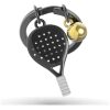 LLAVERO RAQUETA PADEL BOLA