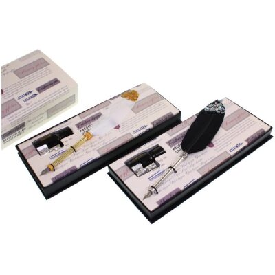 PLUMA AVE CON PURPURINA 2 COL 