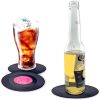 POSAVASO DISCOS VINILOS DECORADOS PVC 6 UNDS