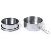 VASO PLEGABLE ACERON INOX  CON MOSQUETON 22 cl