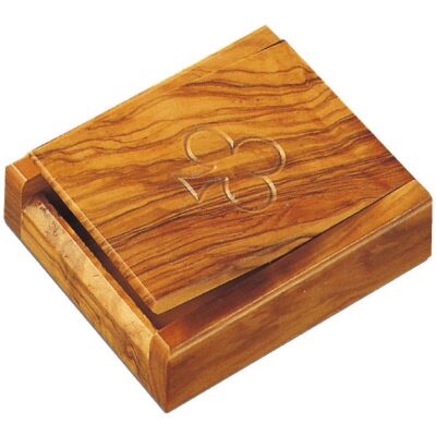 CARTAS CON CAJA MADERA DE OLIVO
