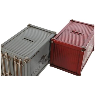 HUCHA METAL CONTAINER COL  SURTIDOS