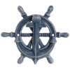 LLAMADOR PUERTA ANCLA TIMON HIERRO COLADO AZUL