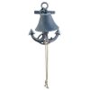 LLAMADOR PUERTA CAMPANA AZUL HIERRO COLADO