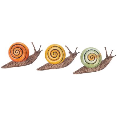 METAL CARACOL 12 CM  COL  SURTIDOS