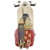 MOTO VESPA CON TABLA SURF COLORES SURTIDOS  1 UNID