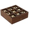 MULTIJUEGOS CAJA MADERA TRES EN RAYA 20X20 CM