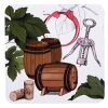 POSAVASOS DECORADO BODEGA VINOS