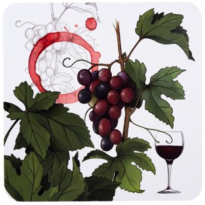 POSAVASOS DECORADO BODEGA VINOS