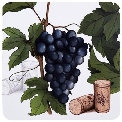 POSAVASOS DECORADO BODEGA VINOS