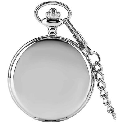 RELOJ BOLSILLO LISO CADENA TUBULAR