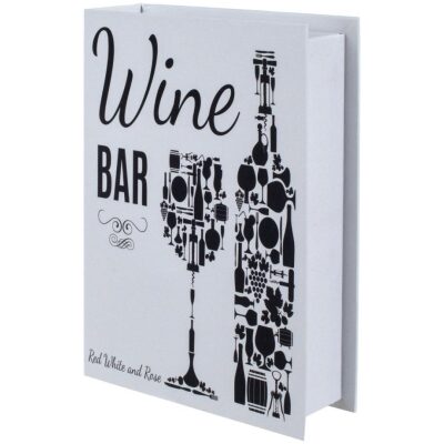 SET VINOS CAJA LIBRO BLANCO 4 PZAS 