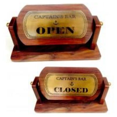 BAR CAPITAN OPEN/CLOSED 