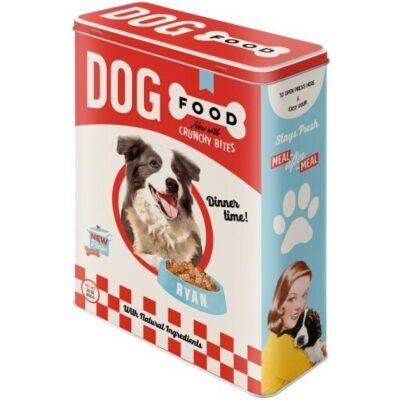 CAJA METAL 19X26 CM  ANIMAL CLUB DOG  PERRO 