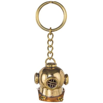 LLAVERO ESCAFANDRA LATON DORADO