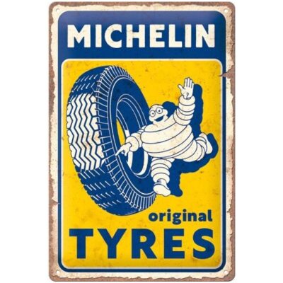 PLACA METAL 20X30 MICHELIN