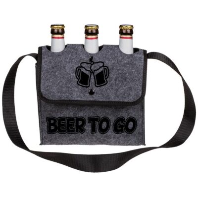 PORTA BOTELLINES BOLSO BANDOLERA BEER TO GO