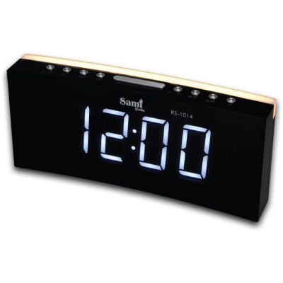 RADIO RELOJ SAMI CARGA USB LUZ