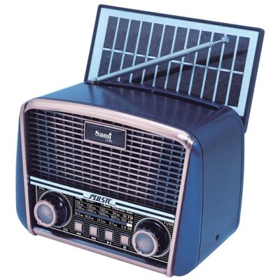 RADIO SAMI AZUL O VERDE PANEL SOLAR