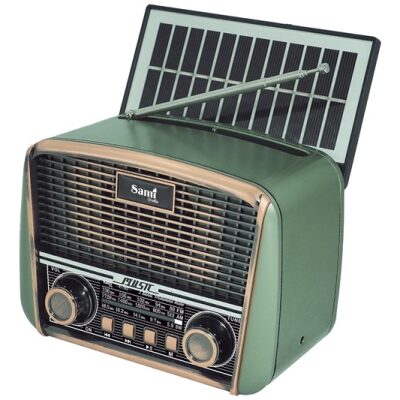 RADIO SAMI AZUL O VERDE PANEL SOLAR
