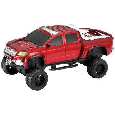 RADIO ALTAVOZ COCHE 4X4 ROJO