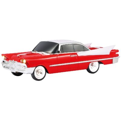 RADIO ALTAVOZ COCHE VINTAGE TIPO CADILLAC ROJO