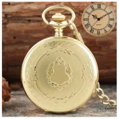 RELOJ BOLSILLO CUARZO  ESCUDO NUM  ARABE O ROMANO