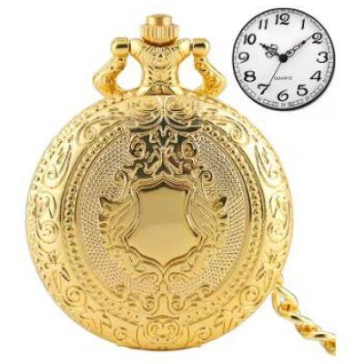 RELOJ BOLSILLO CUARZO  ESCUDO NUM  ARABE O ROMANO
