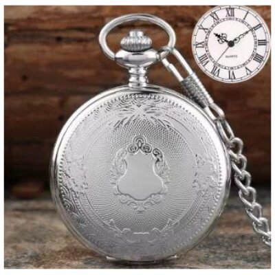 RELOJ BOLSILLO CUARZO  ESCUDO NUM  ARABE O ROMANO