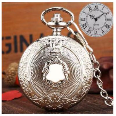 RELOJ BOLSILLO CUARZO  ESCUDO NUM  ARABE O ROMANO