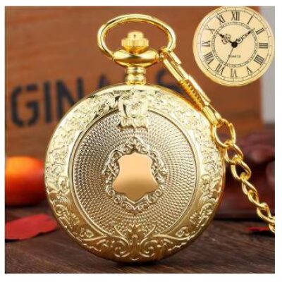 RELOJ BOLSILLO CUARZO  ESCUDO NUM  ARABE O ROMANO