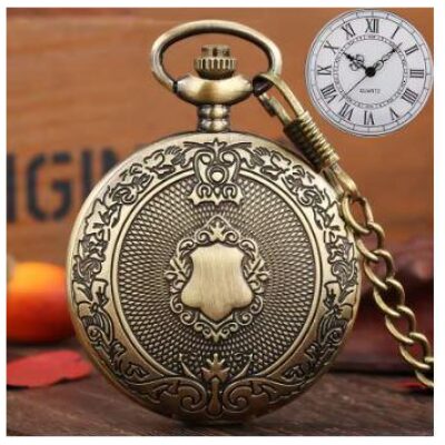 RELOJ BOLSILLO CUARZO  ESCUDO NUM  ARABE O ROMANO