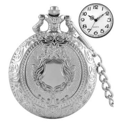 RELOJ BOLSILLO CUARZO  ESCUDO NUM  ARABE O ROMANO