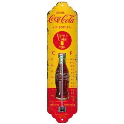 TERMOMETRO PARED COCA COLA 28 CM 
