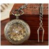 RELOJ BOLSILLO CUERDA BRONCE TAPA CEN Nº ROMANOS