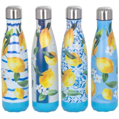 BOTELLA TERMICA LIMONES 4 MOD  SURTIDOS