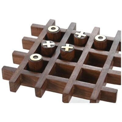 JUEGO TRES EN RAYA MADERA BARRAS