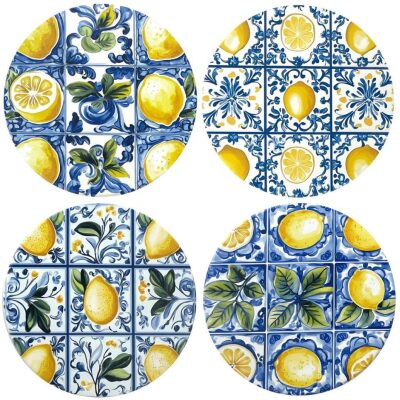 POSAVASOS LIMONES NUEVOS SURTIDOS  4 UNID  