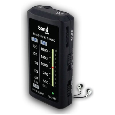 RADIO BOLSILLO SAMI ESFERA LUMINOSA C/AURICULARES