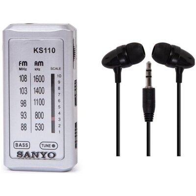 RADIO BOLSILLO SANYO CON AURICULARES