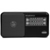 RADIO SANYO NEGRA SOBREMESA HORIZONTAL