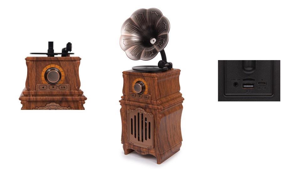 ALTAVOZ BLUETOOCH VINTAGE GRAMOFONO