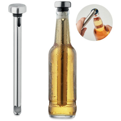 ENFRIADOR DE BEBIDAS  TUBO ACERO CON ABRECHAPAS