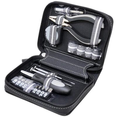 ESTUCHE HERRAMIENTAS SIMIL NEGRO 20 PZAS