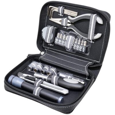 ESTUCHE HERRAMIENTAS SIMIL NEGRO 23 PZAS 