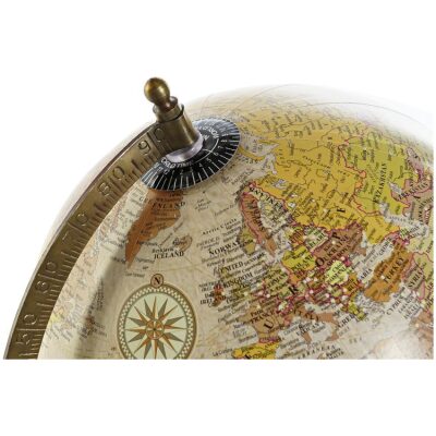 GLOBO TERRAQUEO 20 CM  BASE MADERA 3 PATAS